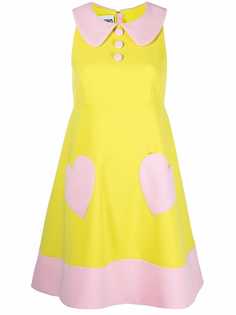 Moschino двухцветное платье
