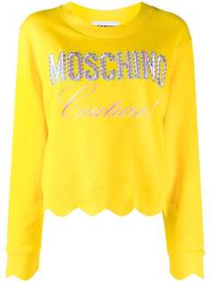 Moschino толстовка Couture с вышитым логотипом