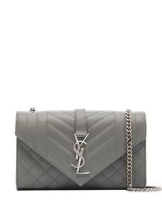 Saint Laurent маленькая стеганая сумка на плечо Envelope