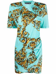 Versace Jeans Couture платье мини с принтом Regalia Baroque