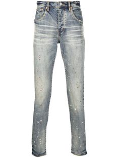 Purple Brand джинсы скинни с эффектом потертости