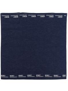 WTAPS logo-print cotton scarf (W)Taps