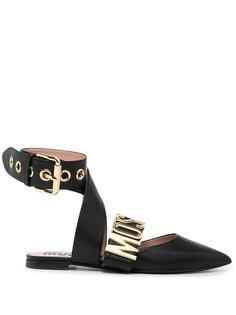 Moschino мюли с ремешком на щиколотке