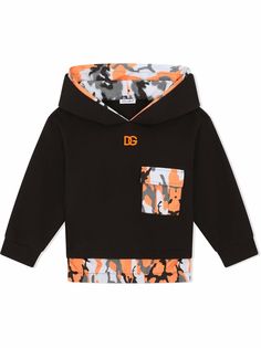 Dolce & Gabbana Kids худи с вышитым логотипом