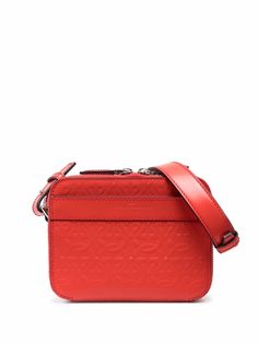 Salvatore Ferragamo сумка-мессенджер с тисненым логотипом