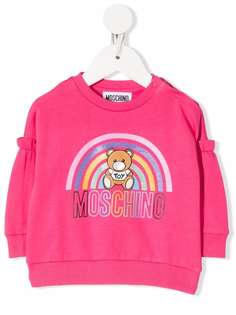 Moschino Kids толстовка с логотипом