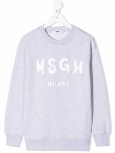 MSGM Kids толстовка с логотипом