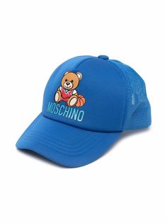 Moschino Kids кепка с логотипом Teddy Bear