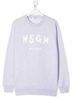 MSGM Kids толстовка с логотипом