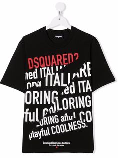 Dsquared2 Kids футболка с надписью