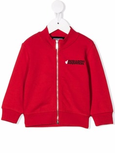 Dsquared2 Kids толстовка на молнии с логотипом