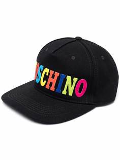 Moschino бейсболка с нашивкой-логотипом