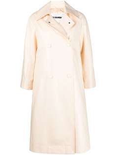 Jil Sander двубортный дутый тренч