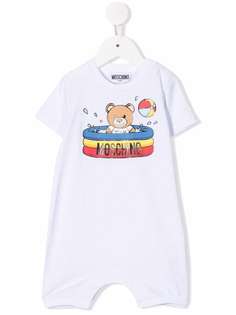 Moschino Kids боди с графичным принтом