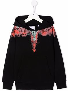 Marcelo Burlon County Of Milan Kids худи свободного кроя с логотипом Wings