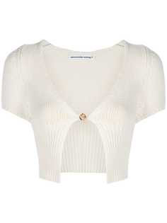 Alexander Wang укороченный шерстяной кардиган