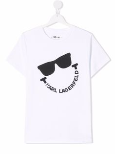 Karl Lagerfeld Kids футболка с логотипом