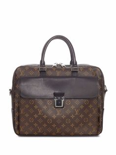 Louis Vuitton портфель Macassar 2009-го года с монограммой