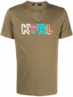 Karl Lagerfeld футболка Jelly Mini Karl из органического хлопка