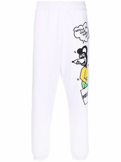 Moschino спортивные брюки с логотипом