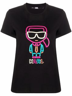 Karl Lagerfeld футболка Jelly Karl с логотипом