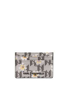 Karl Lagerfeld картхолдер с цветочным принтом