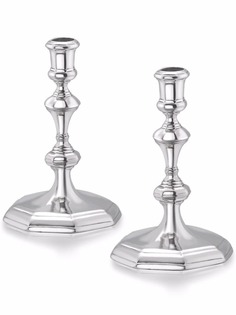 Pragnell Vintage набор из двух подсвечников 1710 Queen Anne Britannia