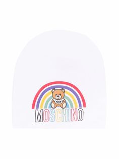 Moschino Kids шапка Teddy Bear с логотипом
