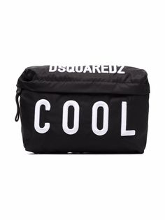 Dsquared2 Kids клатч с вышитым логотипом