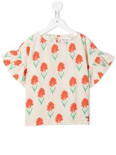 Bobo Choses футболка из органического хлопка с цветочным принтом