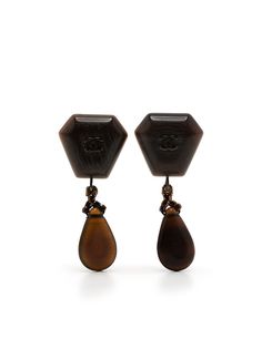 Chanel Pre-Owned серьги-подвески 1999-го года с логотипом CC