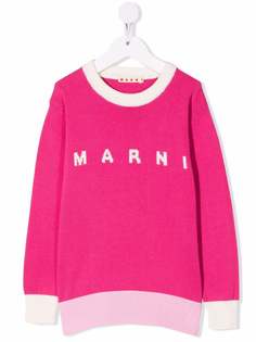 Marni Kids джемпер с логотипом