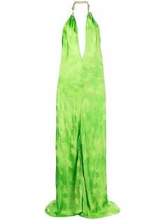 Giuseppe Di Morabito жаккардовое платье с вырезом халтер