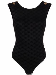 Elisabetta Franchi боди с открытой спиной и логотипом