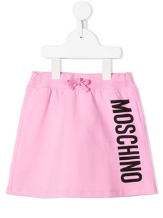 Moschino Kids юбка с логотипом