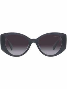 Miu Miu Eyewear солнцезащитные очки в оправе кошачий глаз