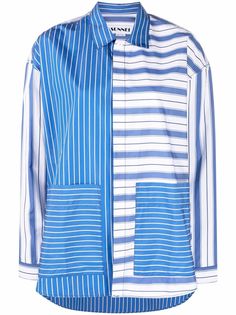Sunnei полосатая рубашка с длинными рукавами