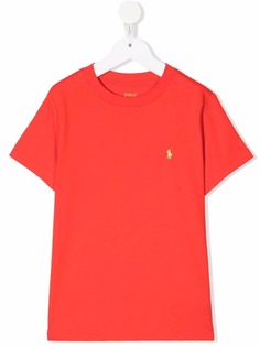 Ralph Lauren Kids футболка с вышивкой