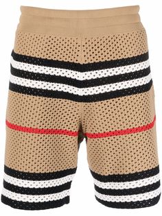 Burberry шорты в полоску Icon Stripe
