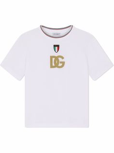 Dolce & Gabbana Kids футболка Italy с логотипом