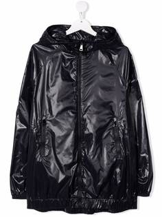 Moncler Enfant легкая куртка с капюшоном