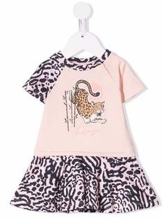 Kenzo Kids платье-футболка Tiger с логотипом
