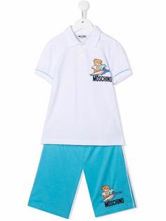 Moschino Kids спортивный костюм с принтом Toy Bear