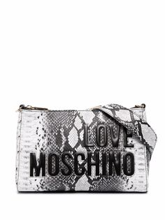 Love Moschino сумка через плечо со змеиным принтом