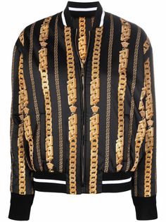 Versace бомбер с пайетками