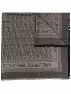 Zadig&Voltaire шарф Glenn с жаккардовым логотипом