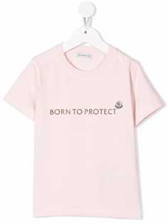 Moncler Enfant футболка Born To Protect