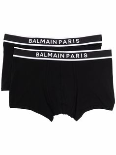 Balmain комплект из двух боксеров с логотипом