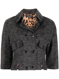 Dolce & Gabbana Pre-Owned укороченный твидовый пиджак 2010-х годов