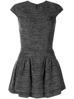 Chanel Pre-Owned трикотажное платье мини 2010-го года с оборками